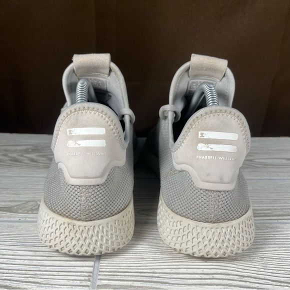 Adidas Pharrell Williams Hu Womens Tennis Shoes Gray Low Top Lace Up Size 8.5 - Picture 4 of 8